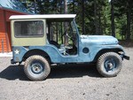 1953 M38A1 painted blue over olive drab
