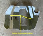 M series jeeps center floor lower main tranny cover.