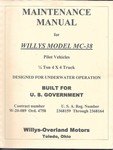 Highlight for Album: Maintenance Manual for M38 Pilot Models