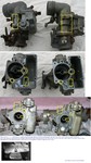 Keatings photos of two very similar YS series carbs with significant differences 