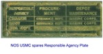 USMC responsible agency plate early