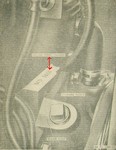 Engine serial number location above water pump