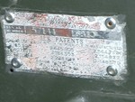 Nekaff style patent plate