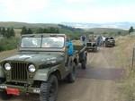 Our MMVC [Montana Military Vehicle Club] out on a Summer ride