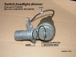 01b)Switch,headlight,dimmer#7728788 006