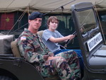University of Tampa ROTC Drill sergent with son.