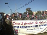 Inverness and me in my BDU's with the 82ed airborn vet's